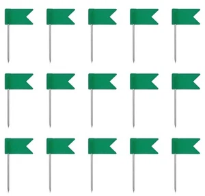 50PCS Flag Push Pins Travel Map Thumb Tacks Plastic Head with Steel Point for... - Picture 1 of 6