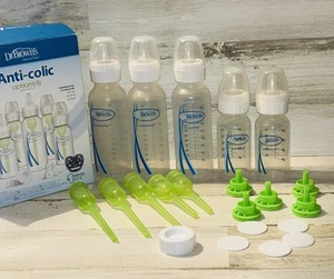 Dr Brown's Anti Colic Baby Bottle Gift Set 5 Count 0m+ BPA Free - Picture 1 of 4