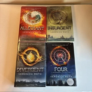 4 DIVERGENT Complete Series Books Veronica Roth 1st Edition HC/DJ Lot - Picture 1 of 13