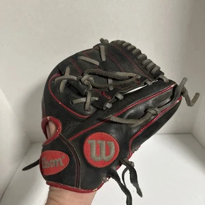 Wilson A1000 11 Inch - Red / Black - Picture 1 of 8