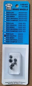 KADEE HO SCALE EQUIPCO BRAKE WHEELS 8 PER PACK (2041) - Picture 1 of 3