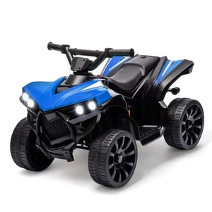 Kids ATV 4 Wheeler Quad Electric Vehicles with LED Lights Music - Picture 1 of 5