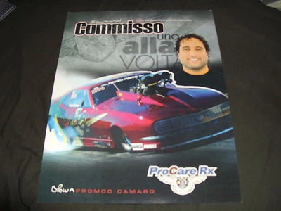 2011 RAYMOND COMMISSO 1967 CHEVY CAMARO PRO MODIFIED NHRA POSTCARD