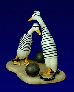  THE JAIL BIRDS - WILL BULLAS - PORCELAIN  - Picture 1 of 1