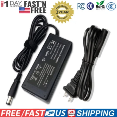 Adaptador de energia carregador 65W para HP Compaq PreSario CQ40 CQ42 CQ43 CQ50 CQ56 CQ62 - Imagem 1 de 4