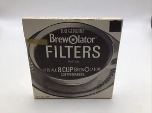 BrewOlator  Coffee Filter Infusion 8 Cup Box of 100 New Old Stock #108 Vintage - Picture 1 of 5