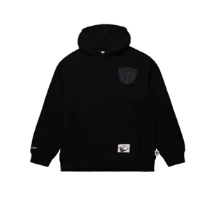Sudadera con capucha peso pesado de lana (negra) Mitchell & Ness de los Oakland Raiders ""Logotipo tonal - Imagen 1 de 2
