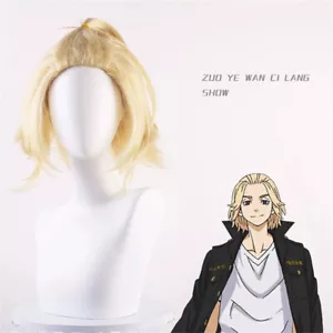 Tokyo Revengers Mikey Sano Manjiro Cosplay Short Wig Heat Resistant Hair Wigs - Picture 1 of 4