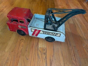 1960's Marx Powerhouse Pressed Steel Chevrolet COE Turnpike Wrecker Truck 18" - Picture 1 of 14