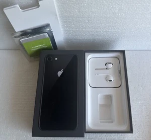 NEW Apple EarPods w/ 3.5mm Genuine OEM Authentic W/ Original iPhone 8 Empty Box - Picture 1 of 9