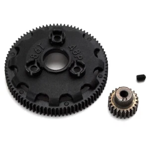 Traxxas 86T Spur Gear 23T Pinion 2WD Slash/Raptor High Speed Gearing Set - Picture 1 of 3