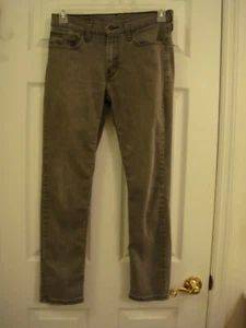 Levi's 511 Herren grau Skinny Fit Red Tab Stretch Denim Jeans Größe 31 x 30 - Bild 1 von 7