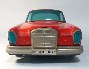 Vintage Ichiko Mercedes Benz Car Tin Toys Made in Japan 60cm 1950-70s