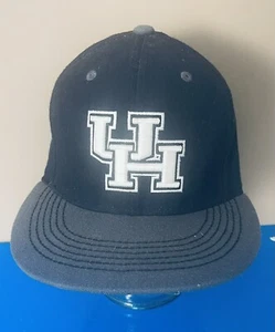 University of Houston Cougars Black Flex Fit Cap Hat Size; One Size /OSFA - Picture 1 of 9