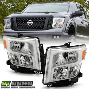 For 2016-2024 Nissan Titan XD 17-24 Titan 20-21 S | SV Extended Cab Headlights - Picture 1 of 9