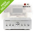 Modern Stereo Hifi Amplifier 2x200W DVD CD MP3 Player Aux Inputs Home Audio Amp