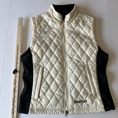 Marmot Kitzbuhel Quilted Vest Womens Medium White Outdoors Lightweight Insulated - Image 1 of 4