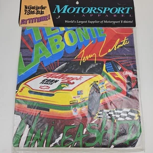 Vintage Nos 1996 Frottee Labonte entfesselt Gr. L Shirt Nascar Kellogs 5 Racing SELTEN NEU - Bild 1 von 10