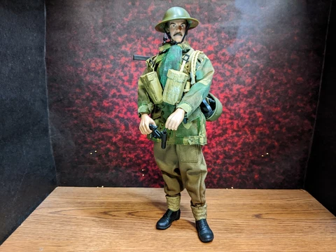 1/6. WWll. British Royal Army Paratrooper. 21st Century Ultimate Soldier Cover