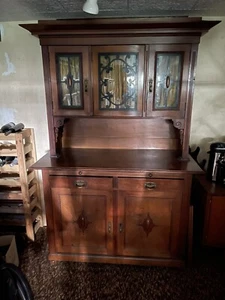 Wunderschöner Antiker Schrank Küchenschrank Büffetschrank - Bild 1 von 11