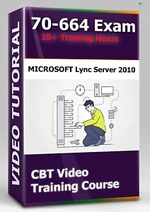 Microsoft Lync Server 2010 70-664 Exam - CBT Video Training Course - 15+ Hours - Picture 1 of 1