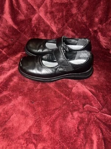 STRIDE RITE Girls Black memory foam leather Claire Mary Jane shoes  size 3.5 XW - Picture 1 of 8