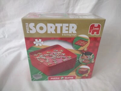Jumbo Puzzle Mates Puzzle Sorter Sorting Trays NEW & SEALED 20cm x 20cm x 7.5cm. - image 1 of 4