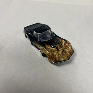 NEW AFX RACING CORVETTE WITH WILDFIRE GRAPHICS ON BLACK HO SLOT CAR BODY - Picture 1 of 7