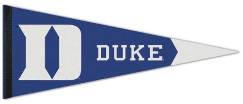 DUKE BLUE DEVILS Official NCAA Team Premium Felt Collectors PENNANT Cover