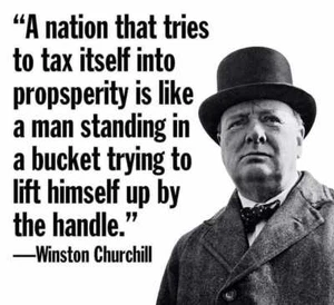 Winston Churchill quote refrigerator magnet 3 1/2 " x 3 1/2" - Picture 1 of 1