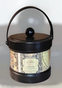 Vintage Kraftware MCM Canadian Whiskey, Map, Plymouth Ice Bucket 1970s New York - Picture 1 of 8