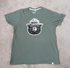 Smokey The Bear The Landmark Project grün Herren Medium Grafikdruck T-Shirt - Bild 1 von 5