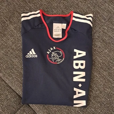 Ajax Amsterdam Niederlande Holland Trikot Shirt Größe M medium Adidas Blau away  - Bild 1 von 4