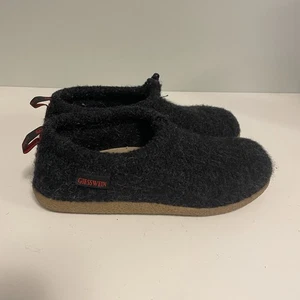GEISSWEIN Unisex Outdoor Hausschuhe Gr. 41 (8 M 10 W) Wolle anthrazit grau Slipper - Bild 1 von 10