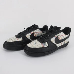 Nike Air Force 1 Custom Miami Map Mens Shoes Size 11 Black White AF1 Sneakers - Picture 1 of 11