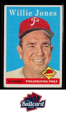 1958 Topps #181 Willie Jones - Image 1 of 2