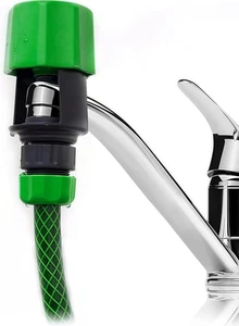 Universal Kitchen Tap to Garden Hose Connector, Indoor Outdoor Mixer Tap Adap... - Picture 1 of 12