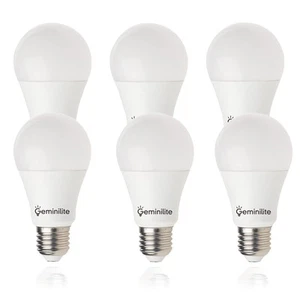 Geminilite 100 Watt Equivalent LED Light Bulbs, 13W Super Bright E26 Edison M... - Picture 1 of 6