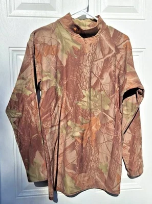 Under Armour MENS LARGE Realtree Camo Mock Neck Long Sleeve Compression Shirt - Image 1 of 4