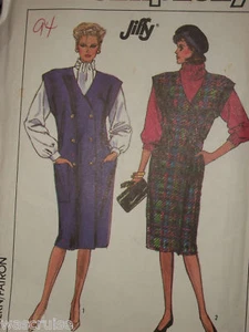 Miss UNCUT Muster Simplicity 8166 Jiffy zweireihiger Pullover Größe 6-8-10-12 - Bild 1 von 1