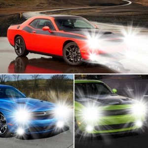 For Dodge Challenger 2015-2020 6000K White LED Headlights + Fog Lights Bulbs - Bild 1 von 11