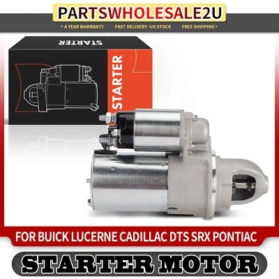 Motor De Arranque para Buick Lucerne Cadillac DTS SRX STS XLR Pontiac 1.4KW 12V CW 9T Foto 1 de 4