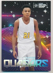 D.J. WAGNER Q8 2024 Upper Deck Metal Champions QUASARS SP ARKANSAS - Zdjęcie 1 z 2