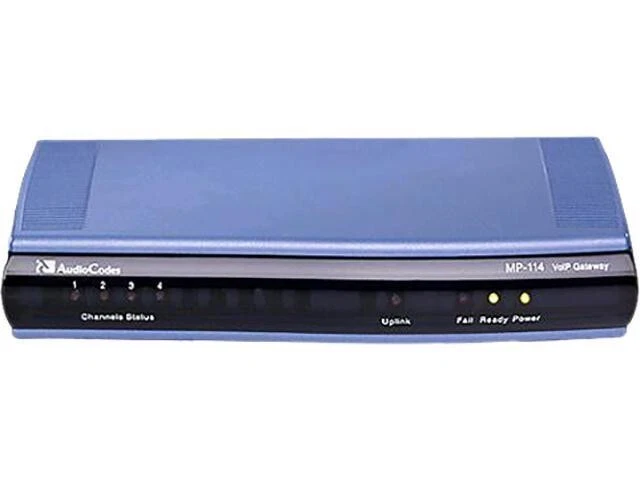 NEW AudioCodes MediaPack MP114/4S/SIP MP-114  VoIP Gateway - Image 1 of 1