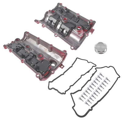 Par de cubiertas de válvula para Nissan 370Z 2009-20 Infiniti QX50 14-17 VQ37VHR 13264EY01A Foto 1 de 4