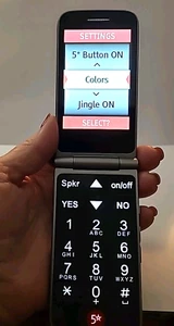 Teléfono Jitterbug Flip2 para personas mayores grafito - CARGA - SOLO TELÉFONO - Alcatel - Imagen 1 de 14