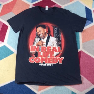 T-shirt Mike Epps In Real Life Comedy Tour taglia media 27x18 - Foto 1 di 2