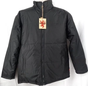 Courage Mens Black Light Puff Water Resistant Long Sleeve Jacket Size M - Imagen 1 de 11