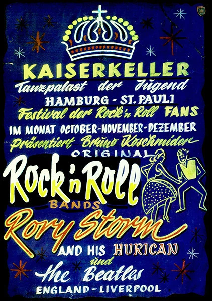 Rory Storm - The Beatles - Kaiserkeller Hamburgo - 1960 - Póster Foto 1 de 1