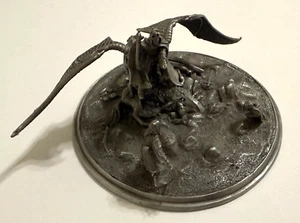Rawcliffe Pewter "The Lord of the Nazgul" Eowyn Merry Lord of the Rings Scene - Picture 1 of 6